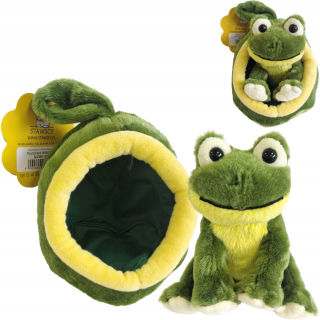 PLYŠOVÁ ŽABKA žabka v domčeku MASCOT plyšový medvedík